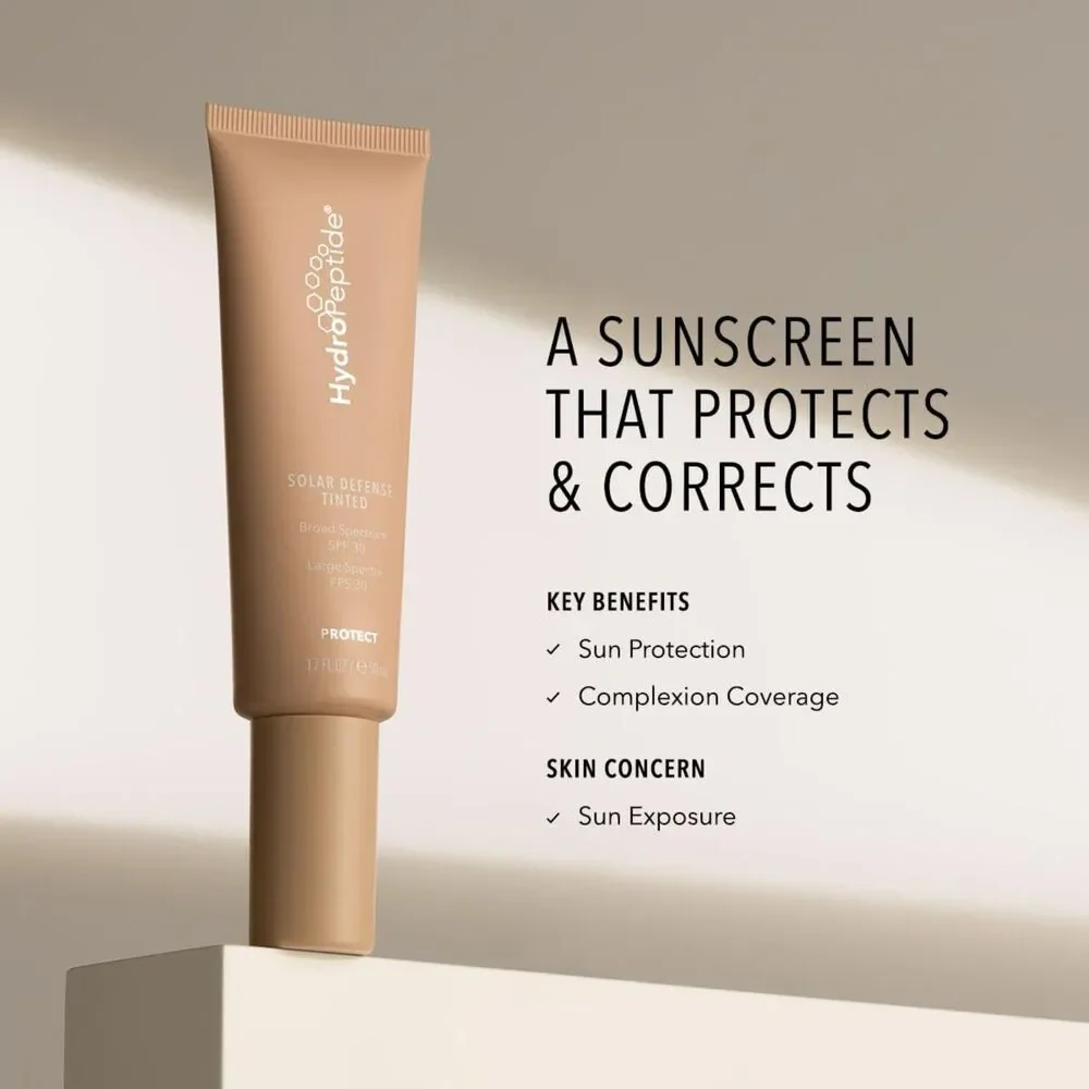 HydroPeptide Solar Defense Tinted Moisturizer with SPF 30 Sunscreen - Picture 2 of 4
